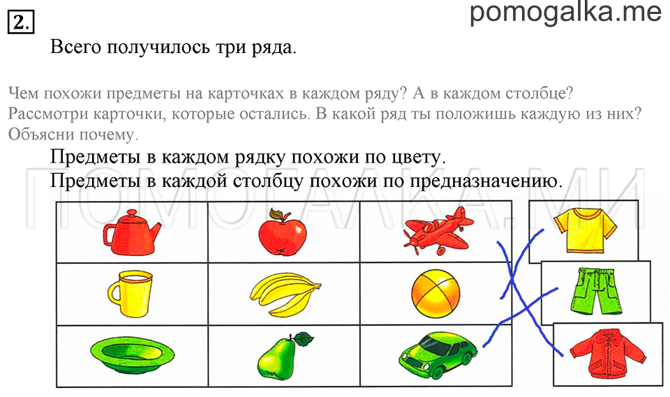 Часть 1. Страница 14-15. Чем похожи? Чем различаются?. Задача №2 — решение 1