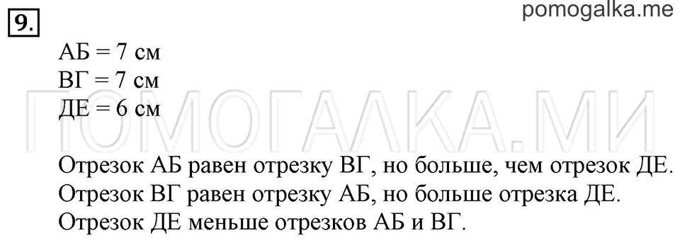 Часть 1. Страница 126-128. Материал для повторения и самоконтроля. Задача №9 — решение 1