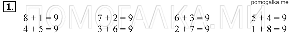 Часть 1. Страница 86-87. Нумерация. Девять. Задача №1 — решение 1