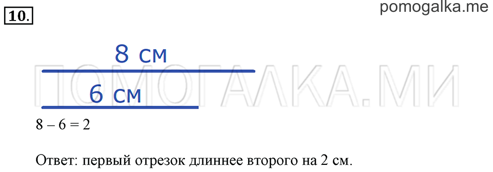 Часть 2. Страница 39-41. Что узнали. Чему научились. Задача №10 — решение 1