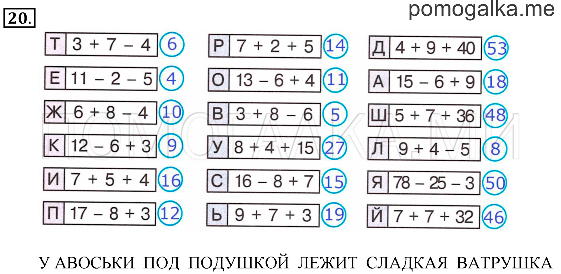 Часть 3. Повторение. Задача №20 — решение 1