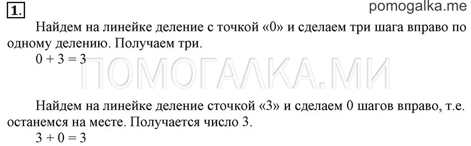 Часть 2. Сложение с числом 0. Задача №1 — решение 1