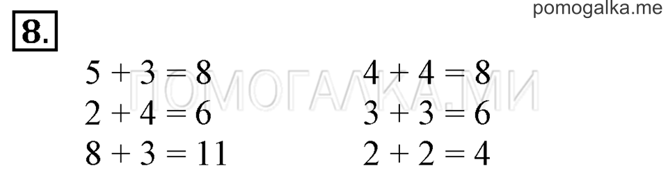 Часть 2. Сложение с числом 0. Задача №8 — решение 1
