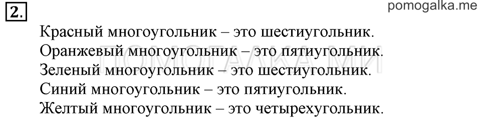 Часть 1. Урок 27. Знакомимся с многоугольниками. Задача №2 — решение 1