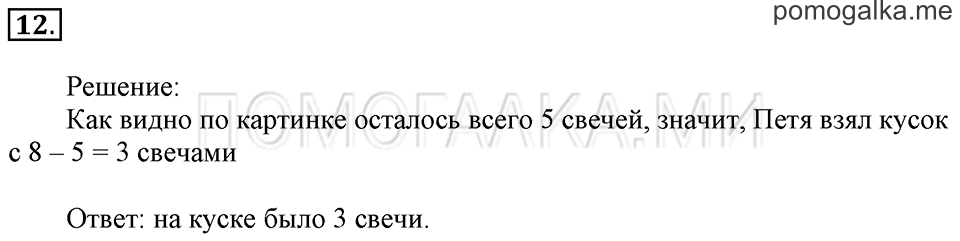 Часть 2. Зеркальное отражение предметов. Задача №12 — решение 1