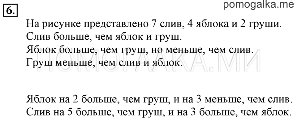 Часть 1. Урок 35. Работаем с числами от 1 до 20. Задача №6 — решение 1