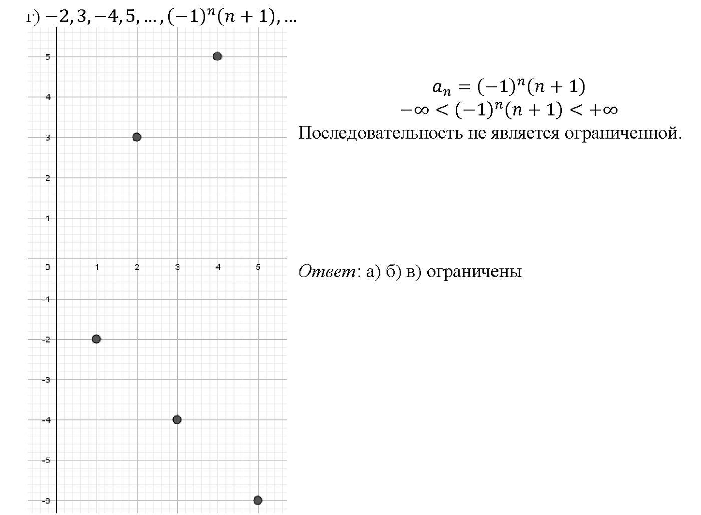 Глава 5. Производная. §24. Предел последовательности. Номер №24.14 — решение 2