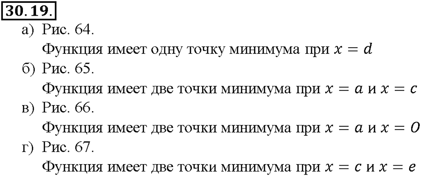 Глава 5. Производная. §30. Применение производной для исследования функций на   монотонность и экстремумы. Номер №30.19 — решение 1