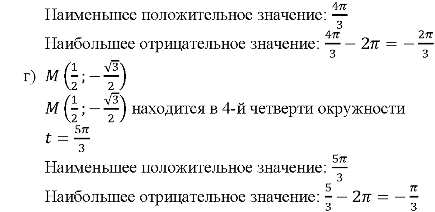 Глава 2. Тригонометрические функции. §5. Числовая окружность на координатной плоскости. Номер №5.5 — решение 2