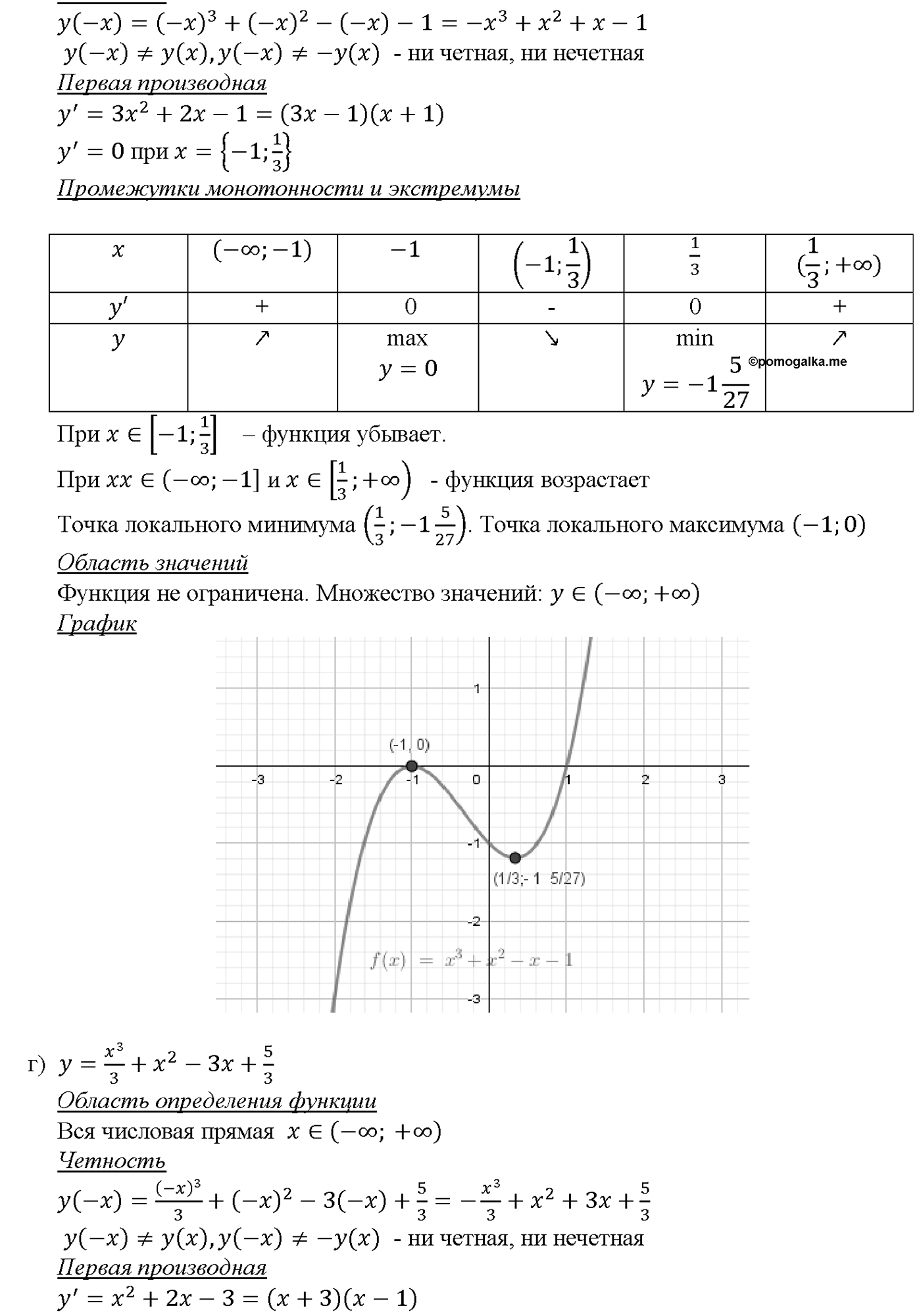 Глава 5. Производная. §31. Построение графиков функций. Номер №31.6 — решение 3