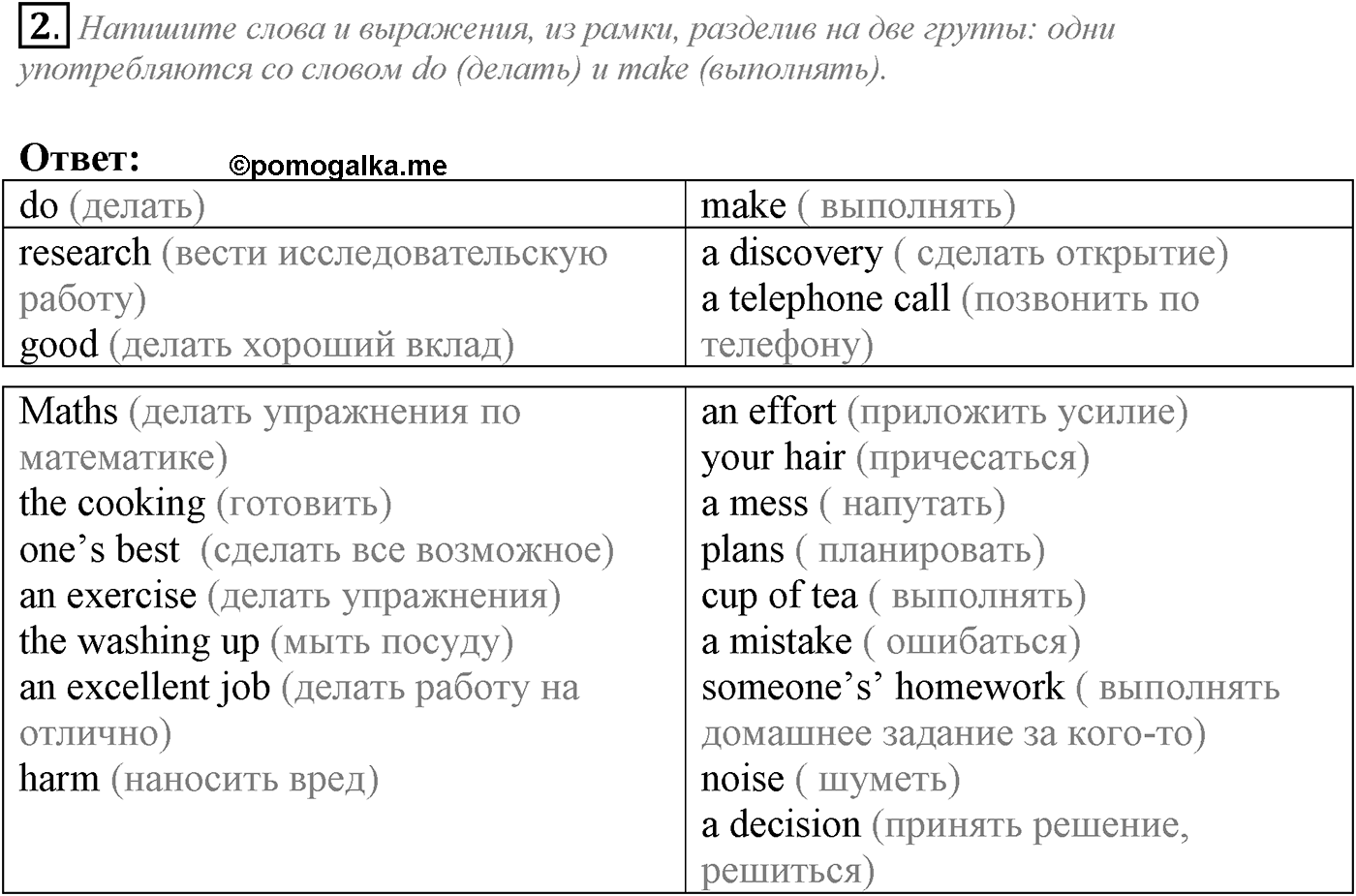 Unit 3. Civilisation and progress. Section 1. Задание №2 — решение 1