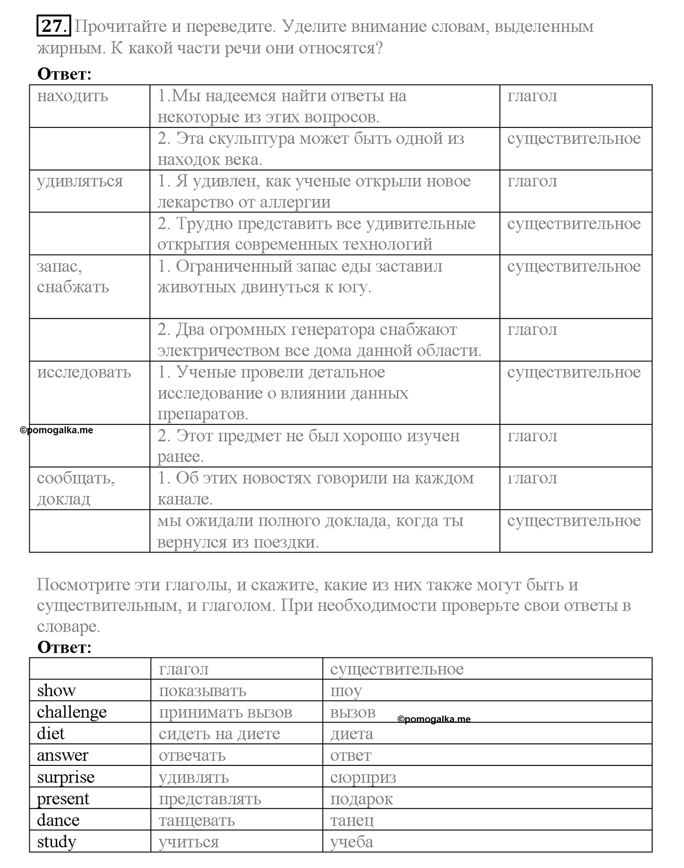 Unit 3. Section 1. Learning from the past. Задание №27 — решение 1