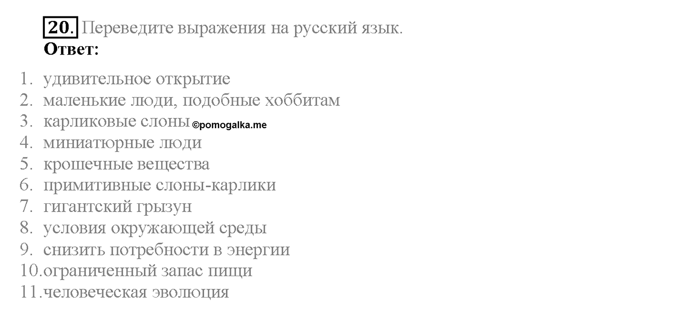 Unit 3. Section 1. Learning from the past. Задание №20 — решение 1