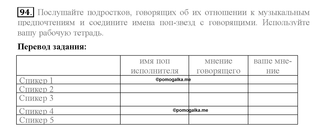 Unit 1. Section 4. Where worlds fail.... Задание №94 — решение 1