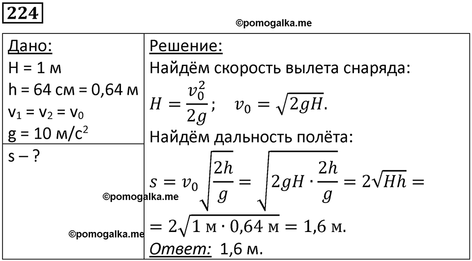 Номер 224 — решение 1