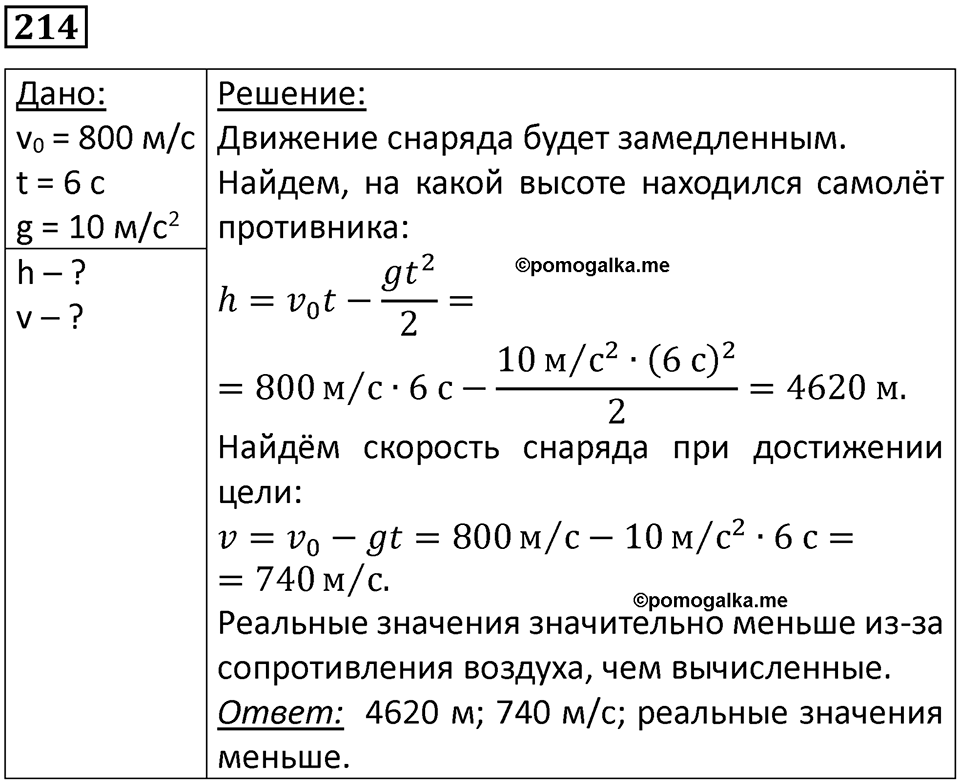 Номер 214 — решение 1