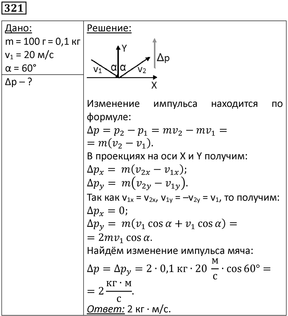 Номер 321 — решение 1