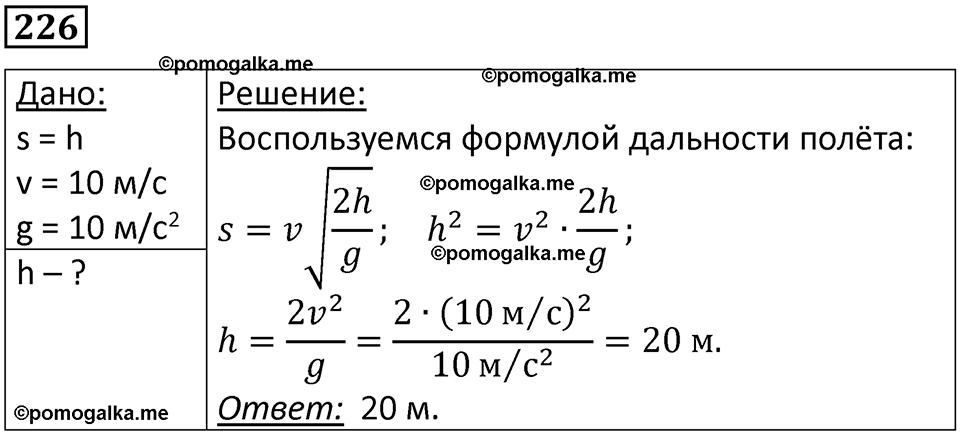 Номер 226 — решение 1