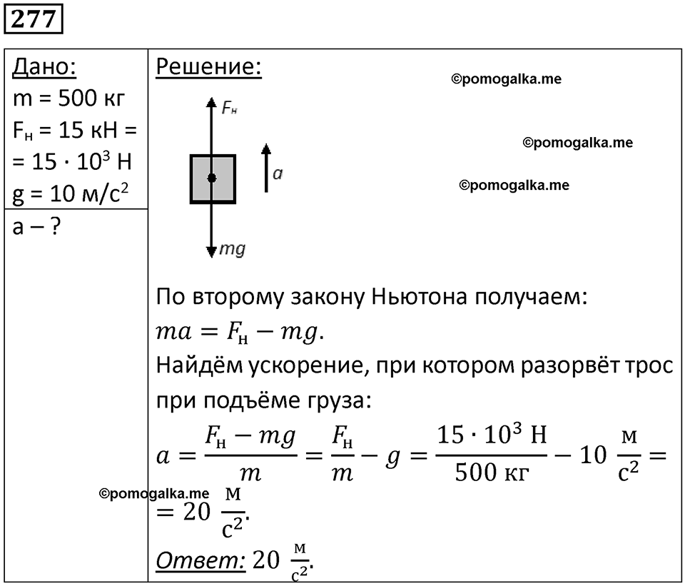Номер 277 — решение 1