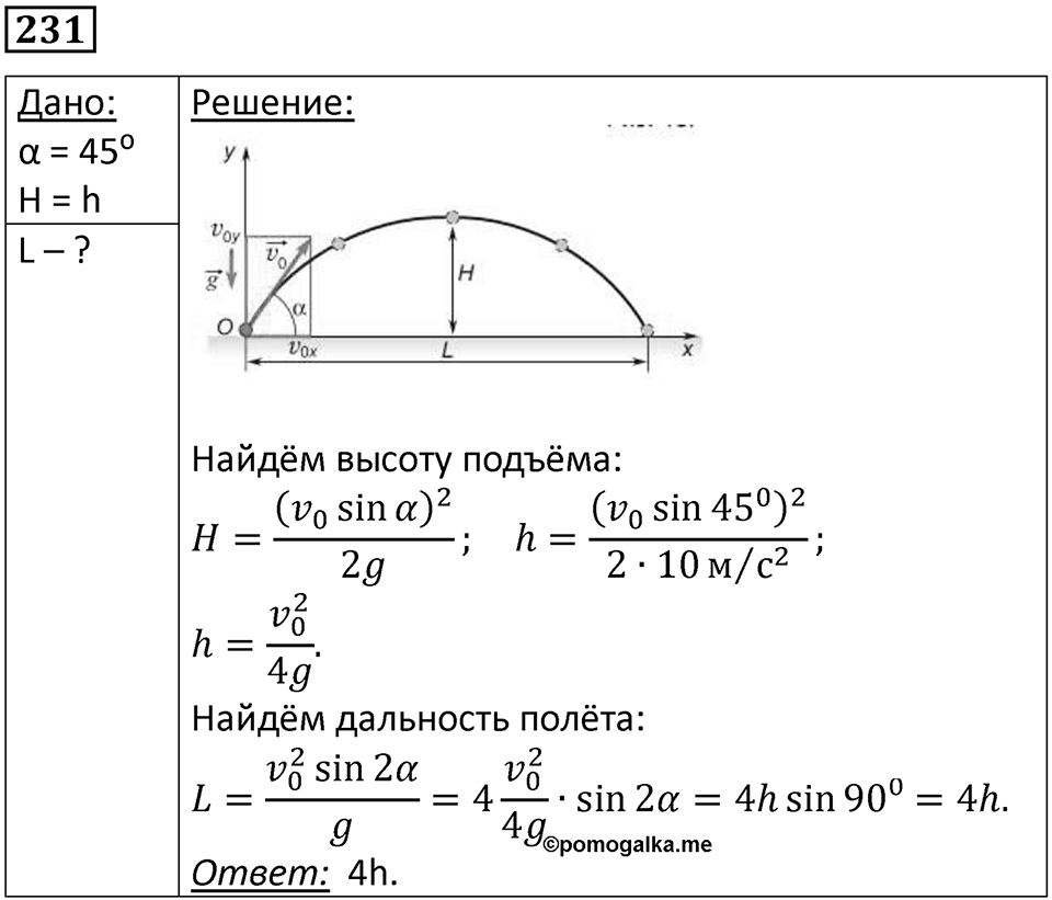 Номер 231 — решение 1