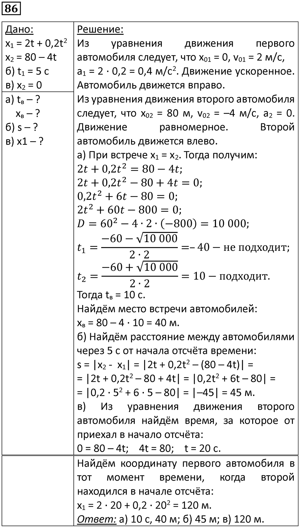 Номер 86 — решение 1