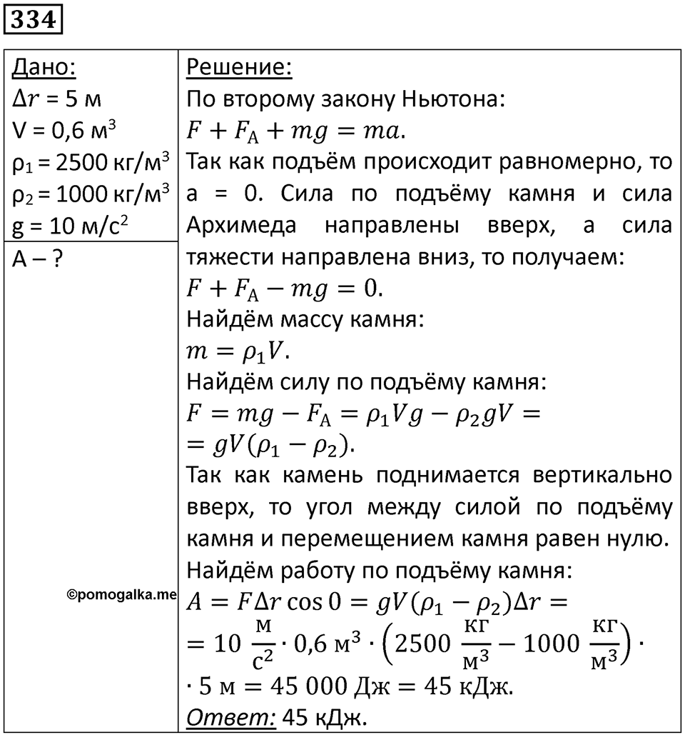 Номер 334 — решение 1