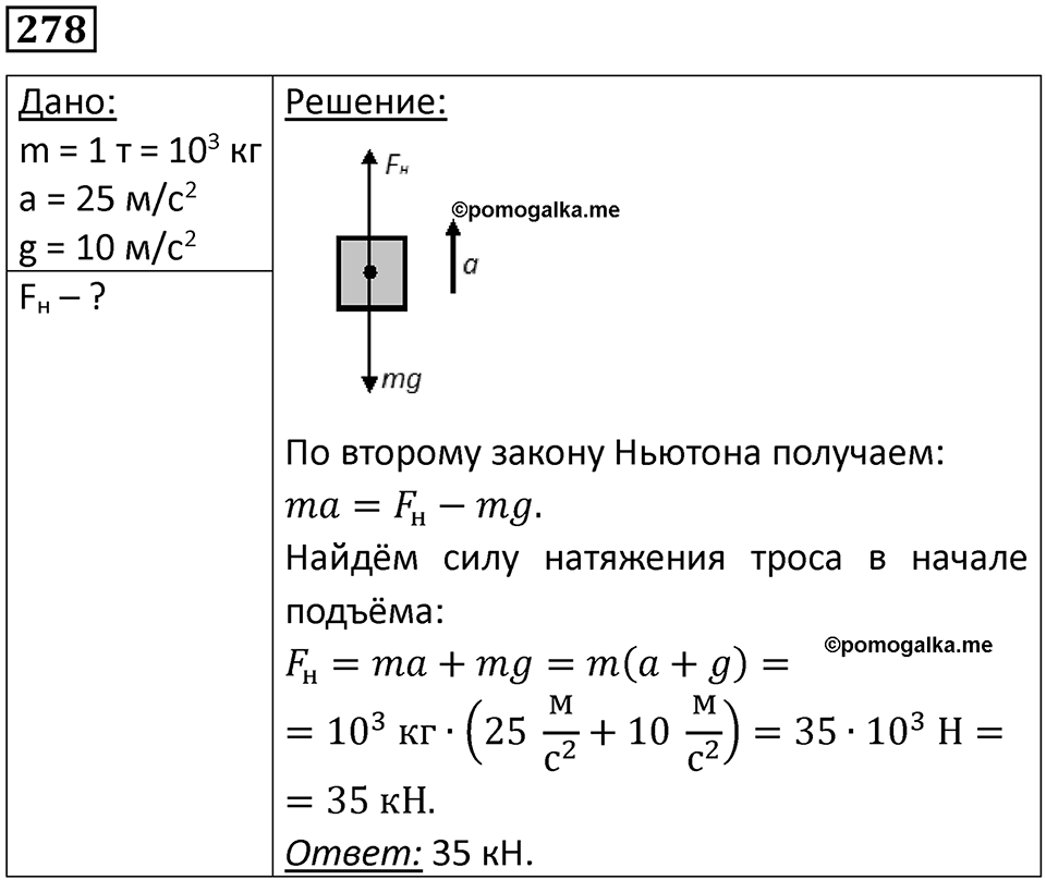 Номер 278 — решение 1