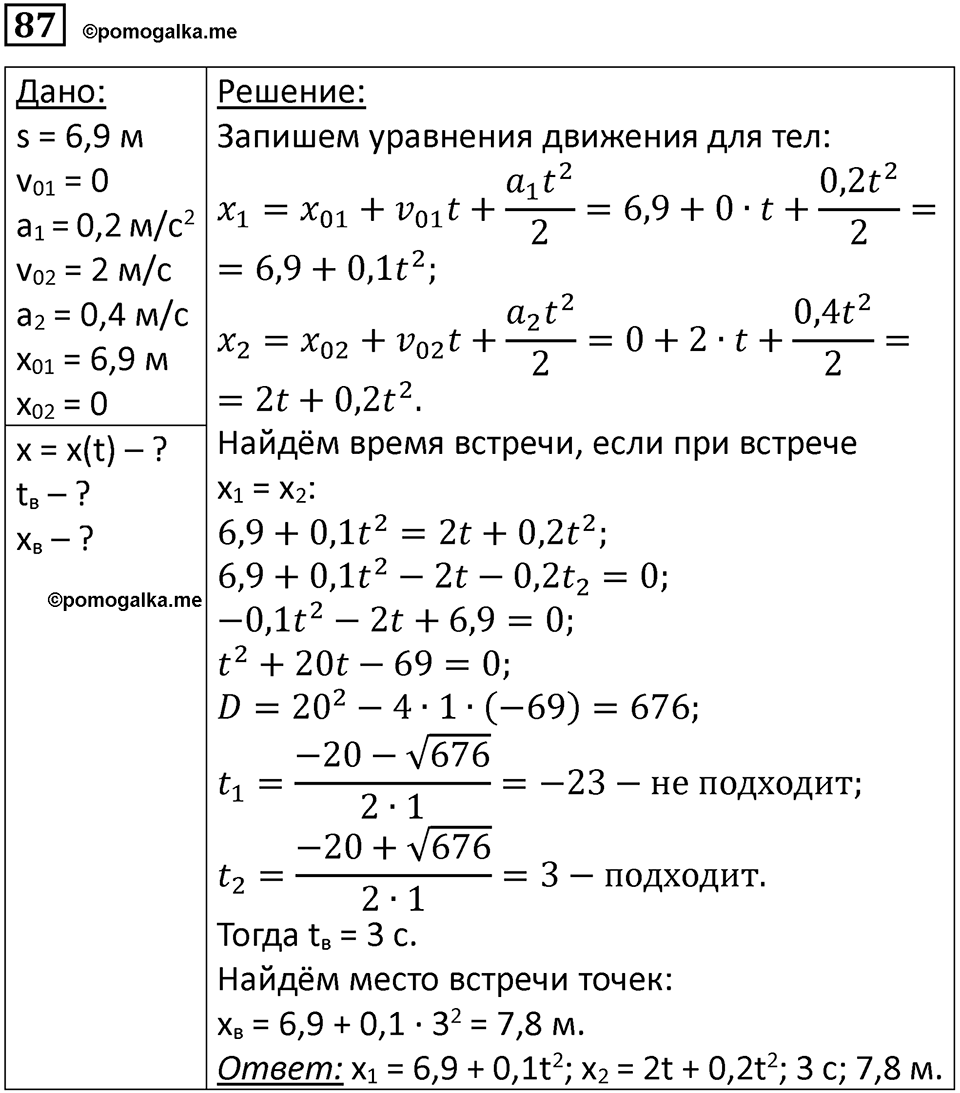 Номер 87 — решение 1