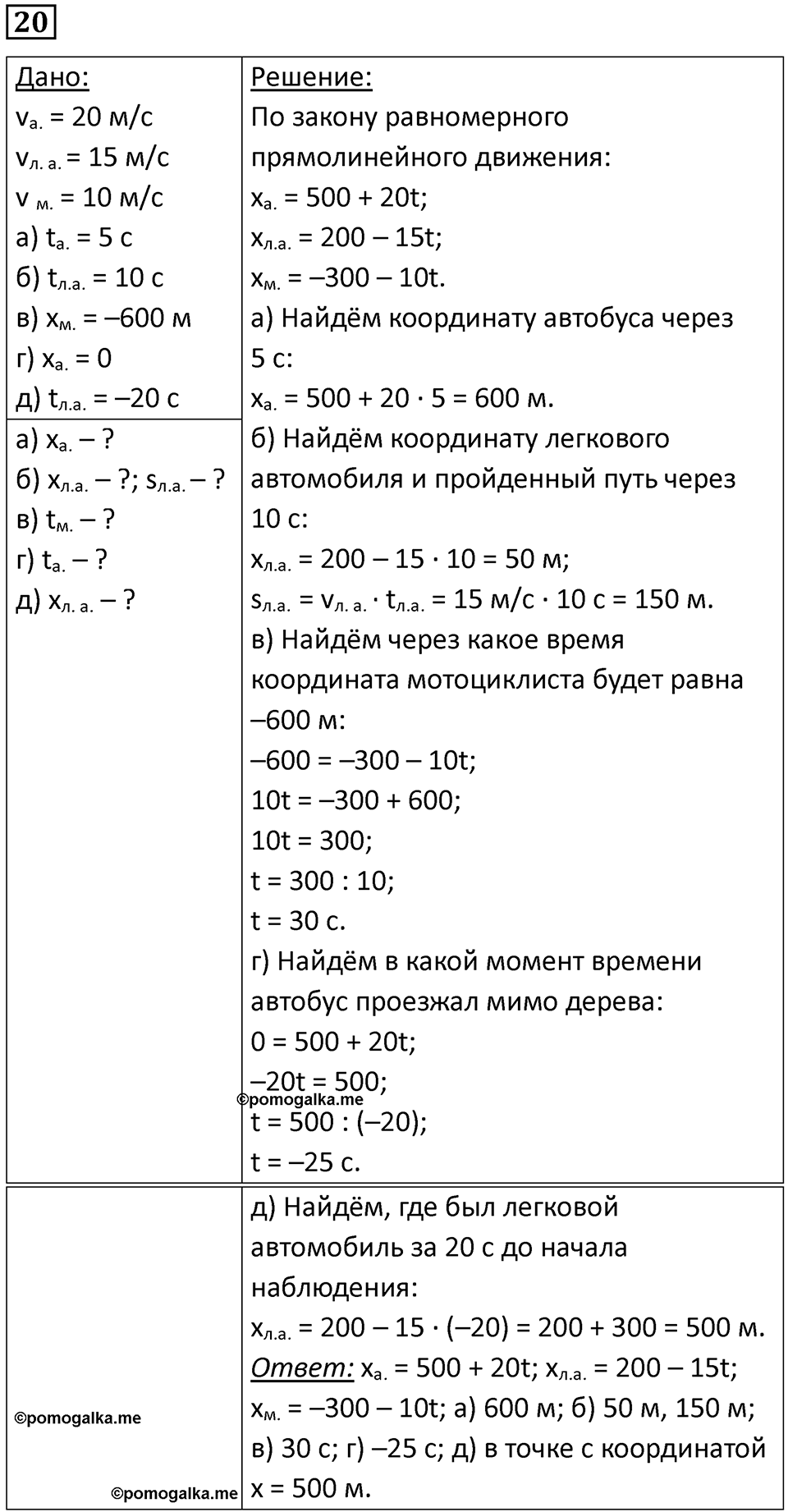 Номер 20 — решение 1