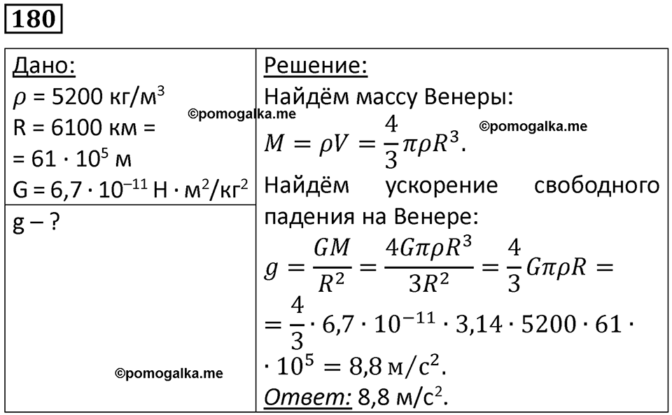 Номер 180 — решение 1