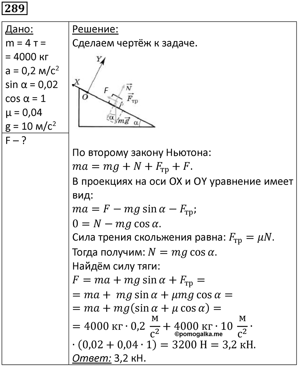 Номер 289 — решение 1