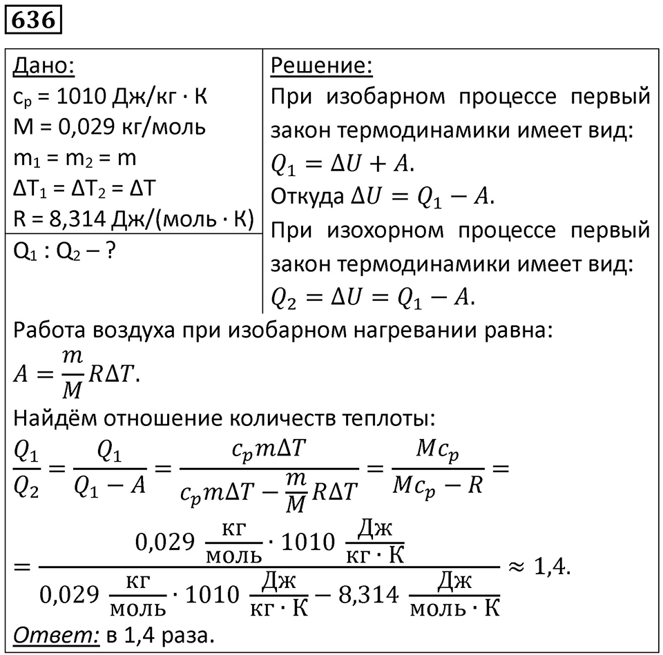 Номер 636 — решение 1