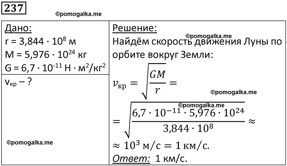 Номер 237 — решение 1