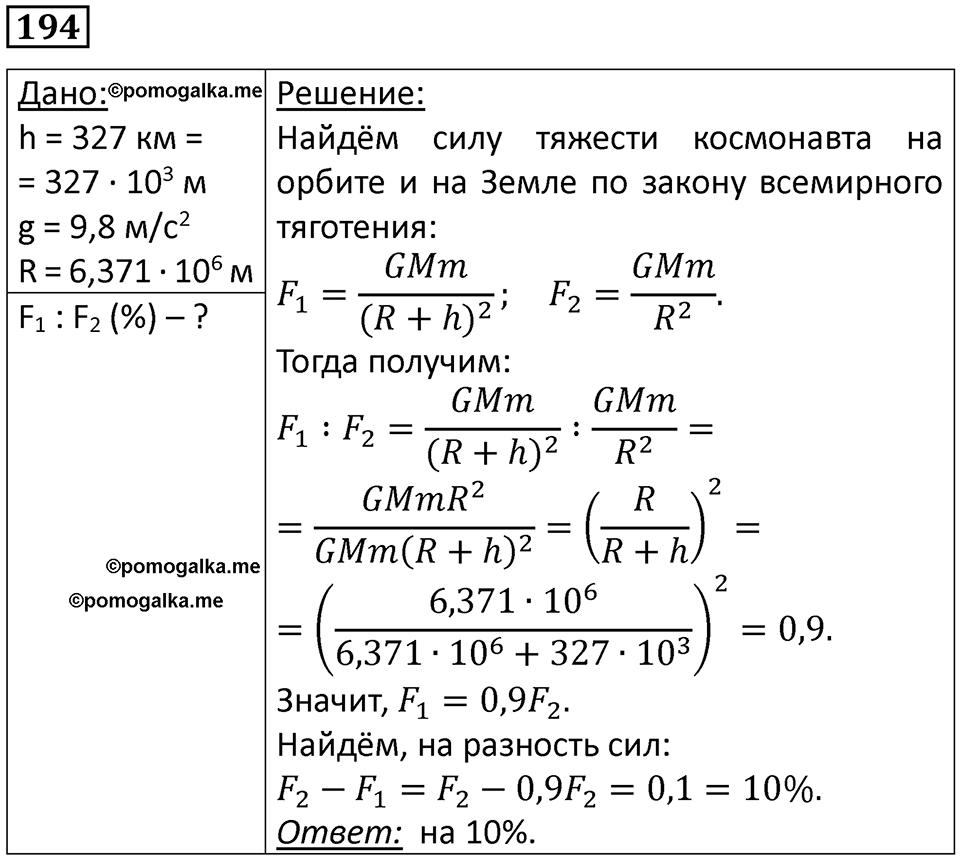 Номер 194 — решение 1