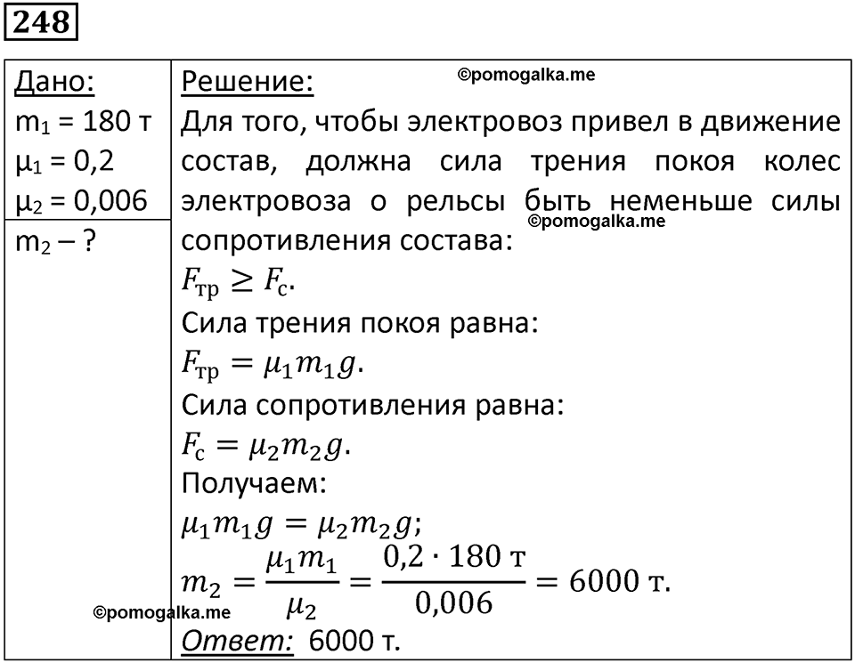 Номер 248 — решение 1