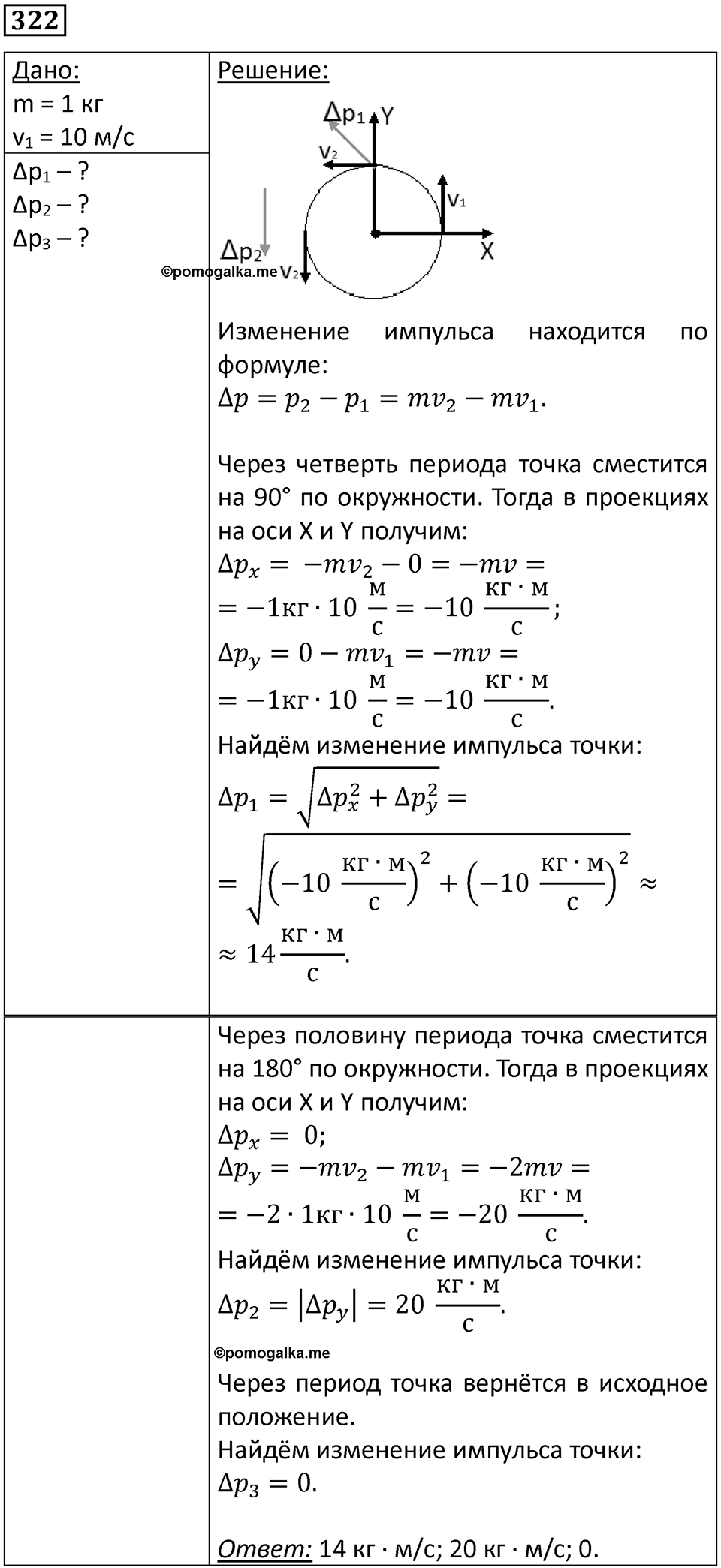 Номер 322 — решение 1