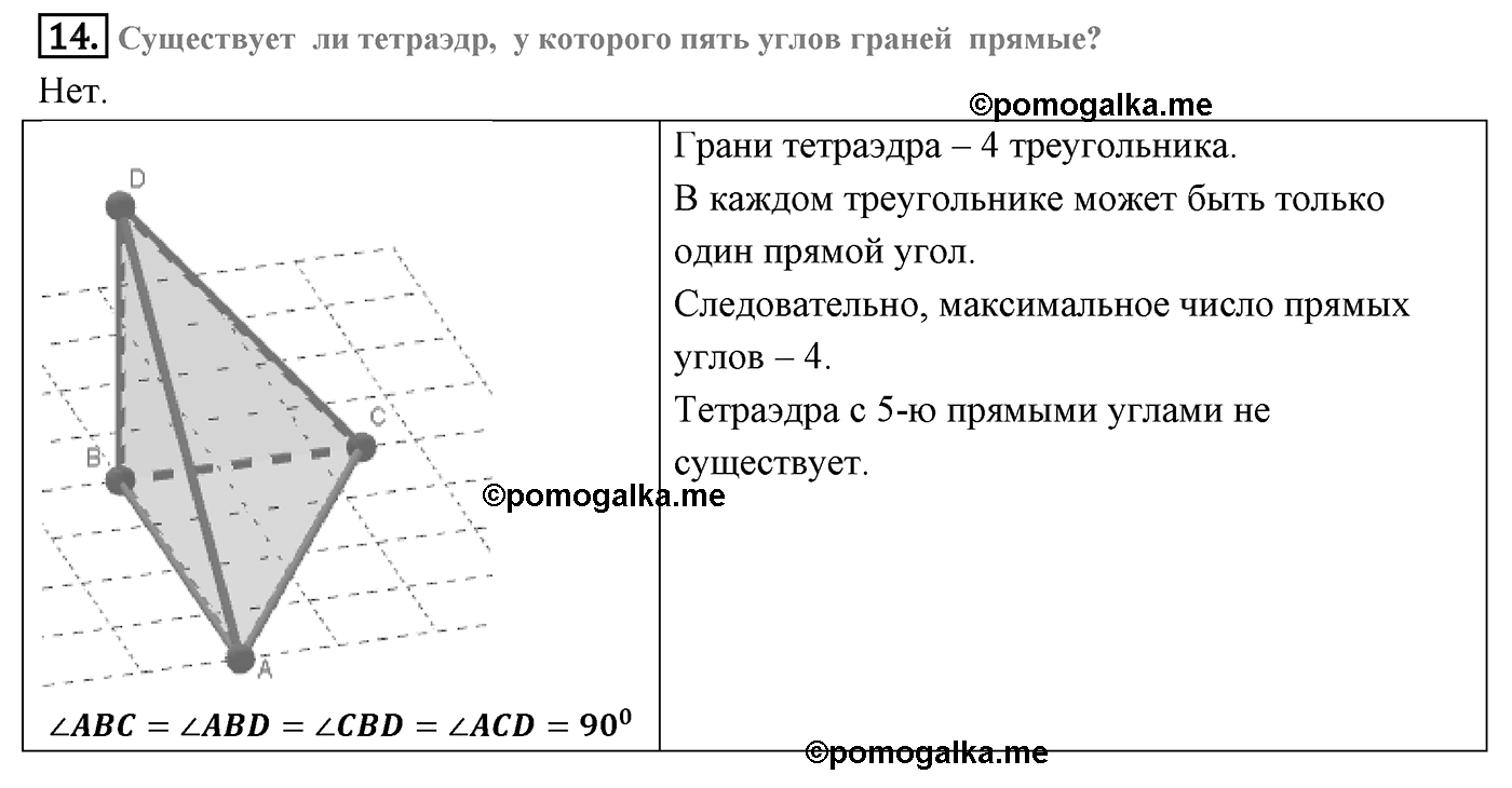 Глава I. Параллельность прямых и плоскостей. Дополнительные задачи. Страница 33 вопрос №14 — решение 1