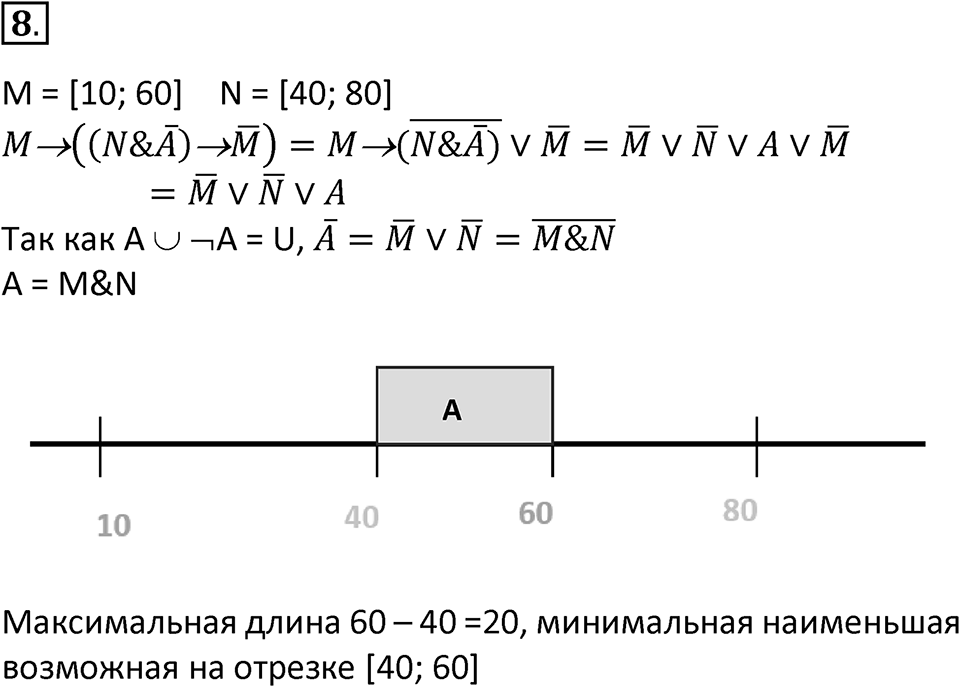 Параграф 20 номер 8 — решение 1