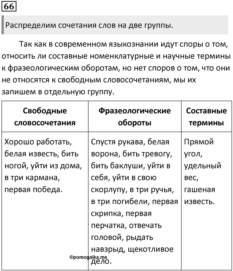 Часть 1 Упражнение 66 — решение 1