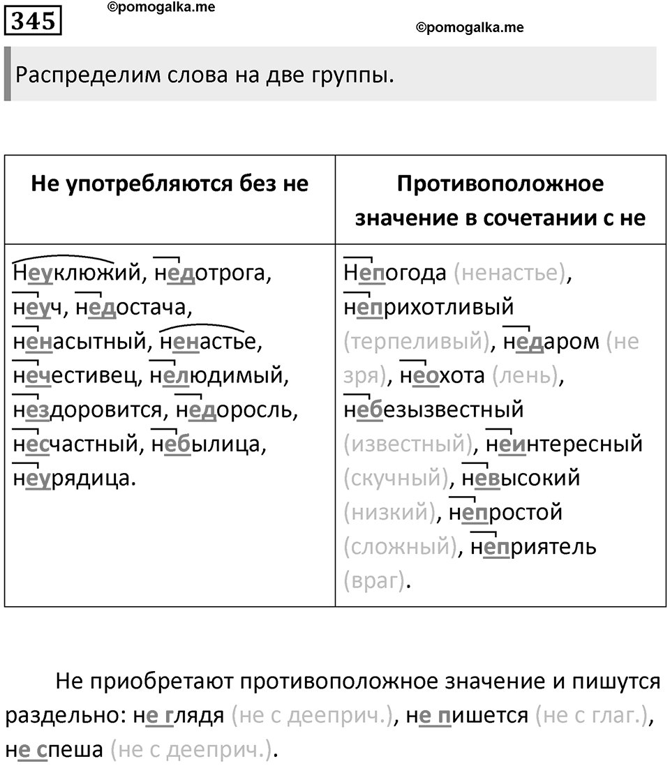 Часть 1 Упражнение 345 — решение 1