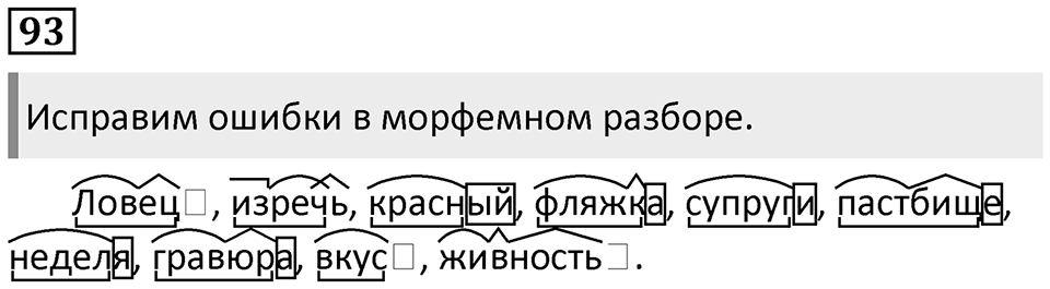 Часть 1 Упражнение 93 — решение 1