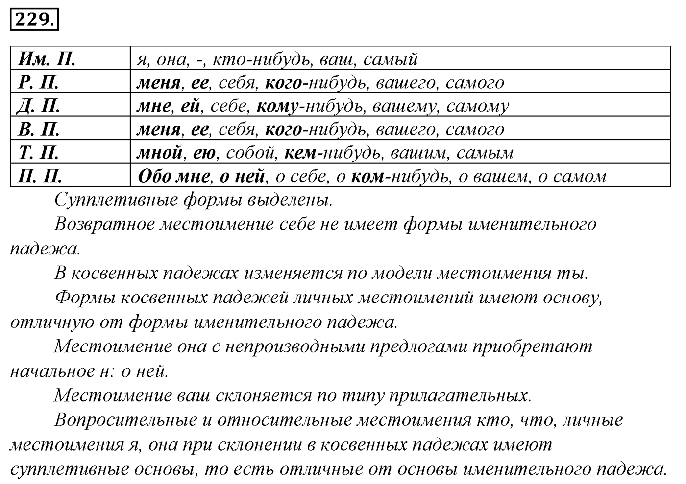 Морфология и орфография. § 44. Употребление имен числительных в речи. Упражнение №229 — решение 1