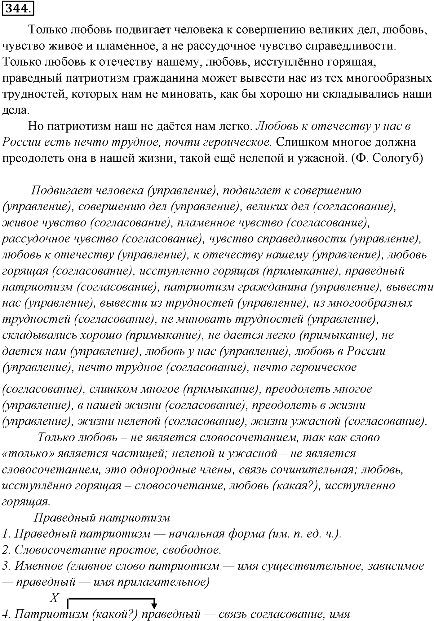 Синтаксис и пунктуация. § 73. Тире между подлежащим и сказуемым. Упражнение №344 — решение 1