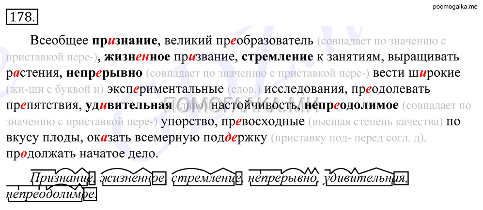 Упражнение №178 — решение 1