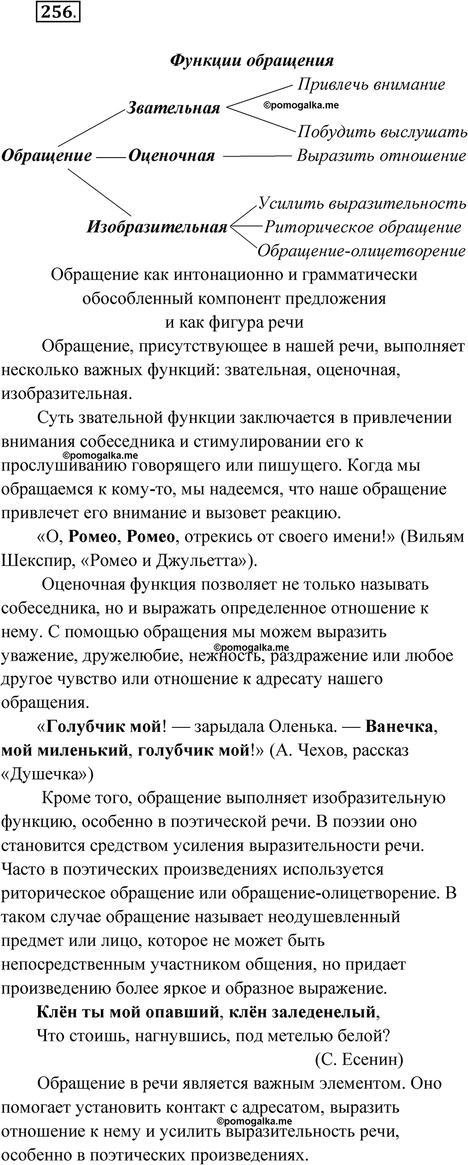 Упражнение 256 — решение 1
