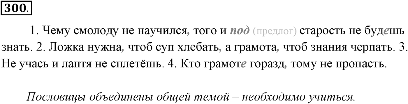 Упражнение №300 — решение 1