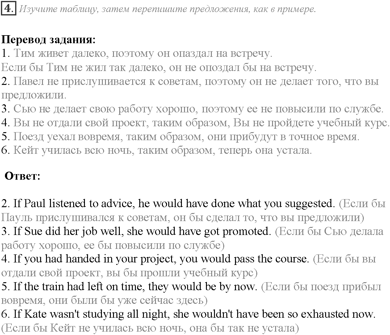 Module 7. In Days to Come. 7c задание №4 — решение 1