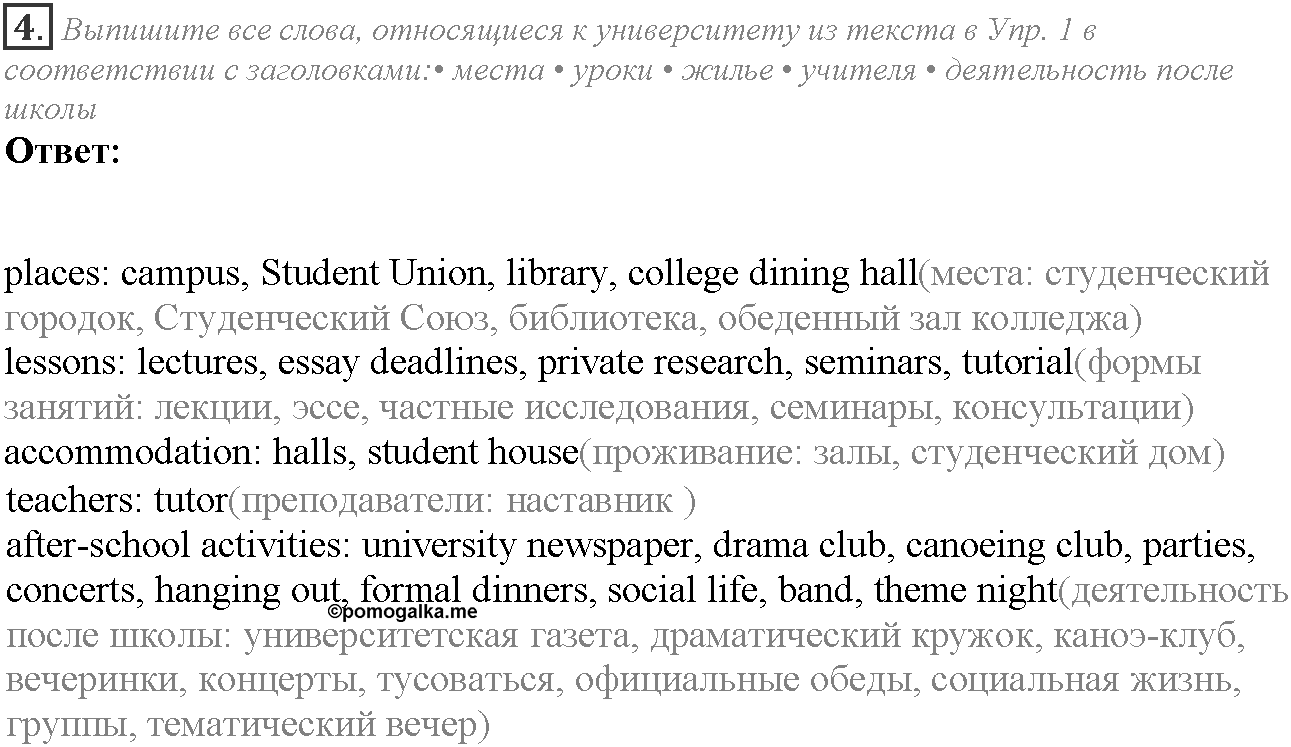 Module 7. In Days to Come. Culture corner задание №4 — решение 1