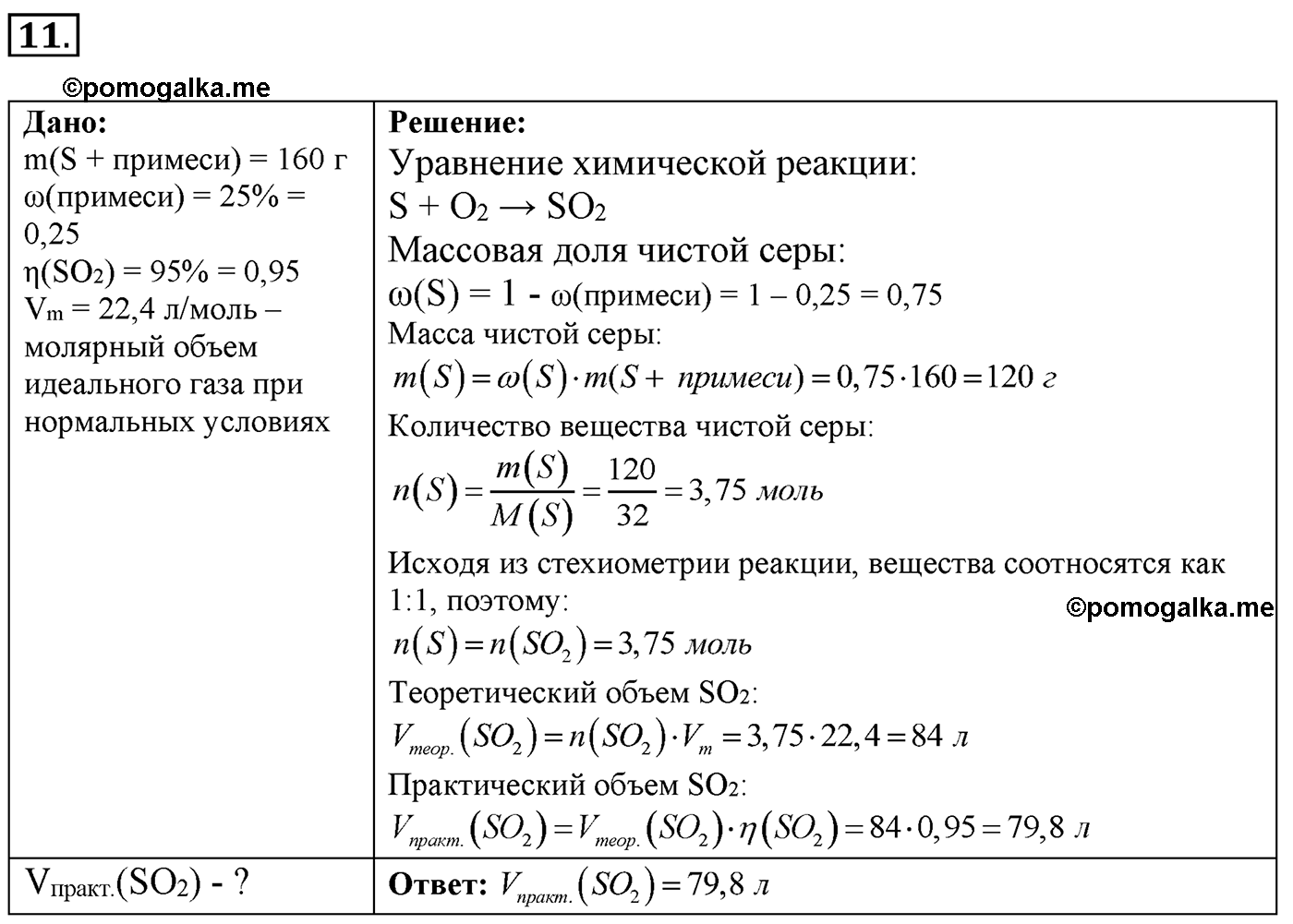 Глава Первая. Строение вещества. §12. Состав вещества. Смеси. Параграф 12 задание №11 — решение 1