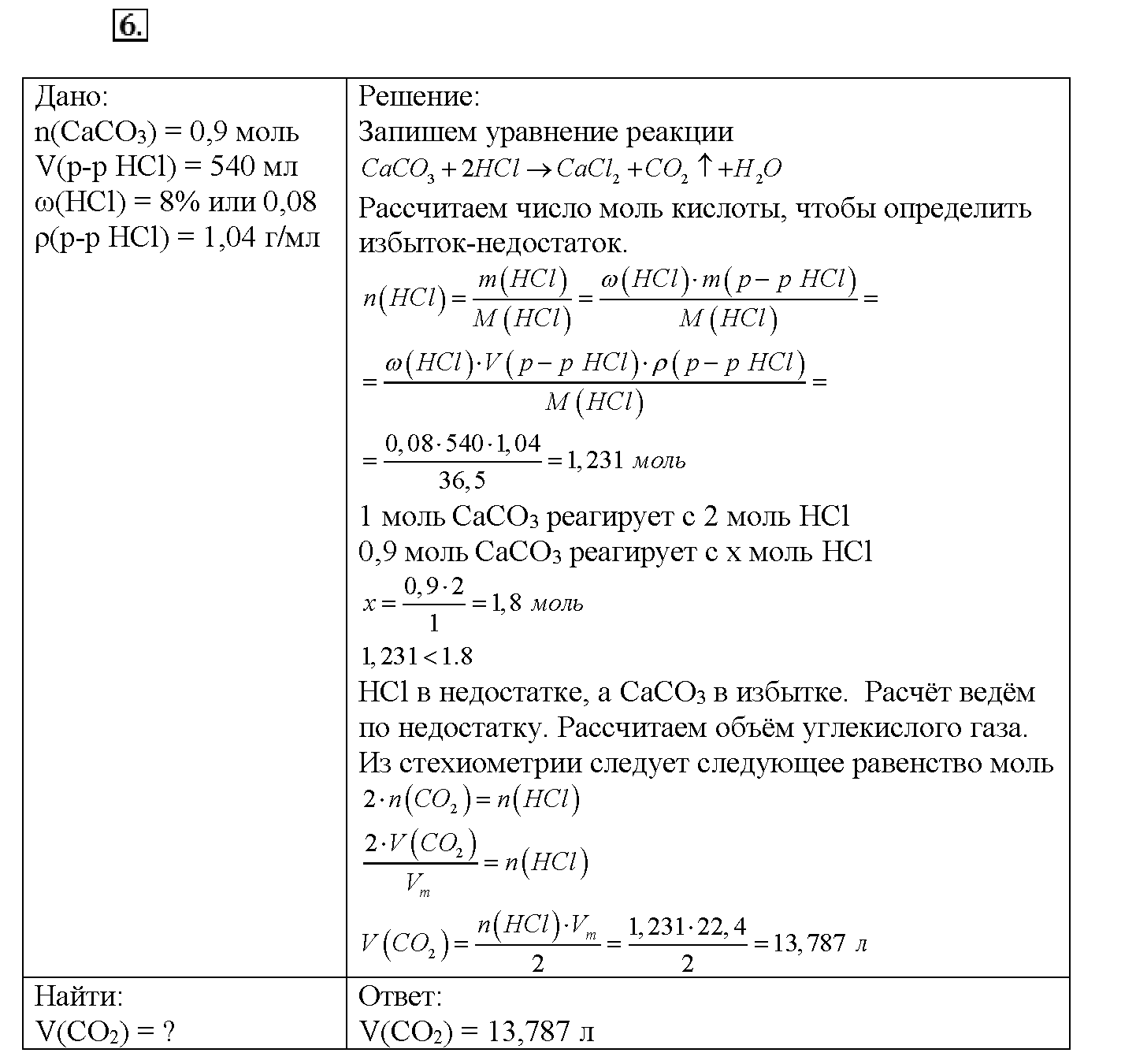 Глава седьмая. Неметаллы. §38. Подумайте, ответьте, выполните. Задание №6 — решение 1